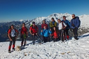 Bel ritorno in CIMA GREM (2049 m) innevata il 1 dicembre 2013  - FOTOGALLERY